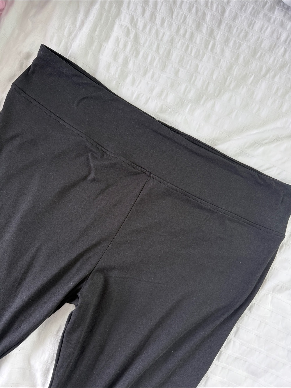A New Day Black High Rise Leggings Women's Stretch Comfy Basic Size 1X - Picture 3 of 5